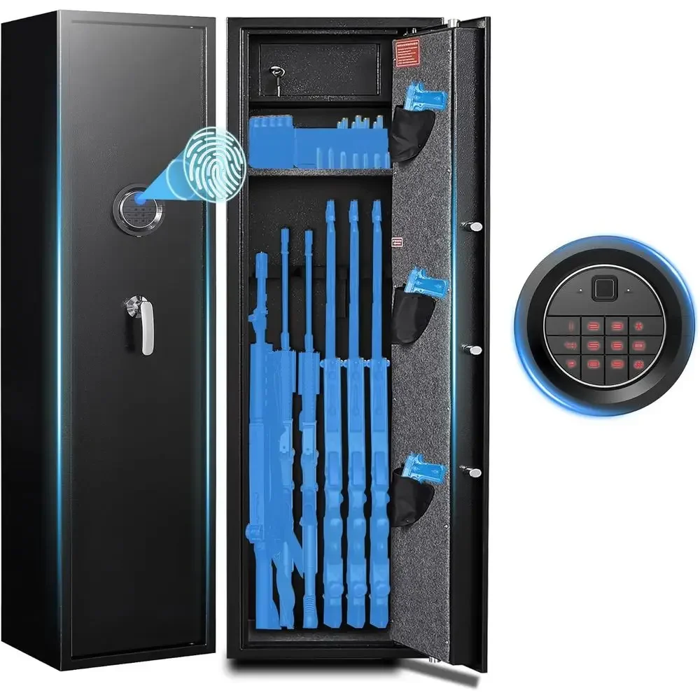 Home Security Gun - Brankas Biometrik, Kabinet Keamanan Rumah dengan