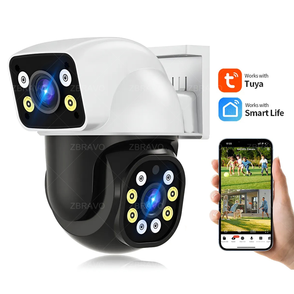 Home Security Wifi Camera - Smartlife 8MP WiFi Tuya Kamera Luar