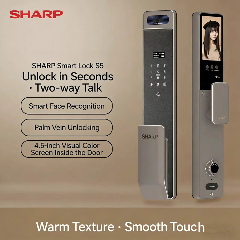 Home Security Wifi Camera - Sharp S5-FV Pengunci Pintar Otomatis Penuh