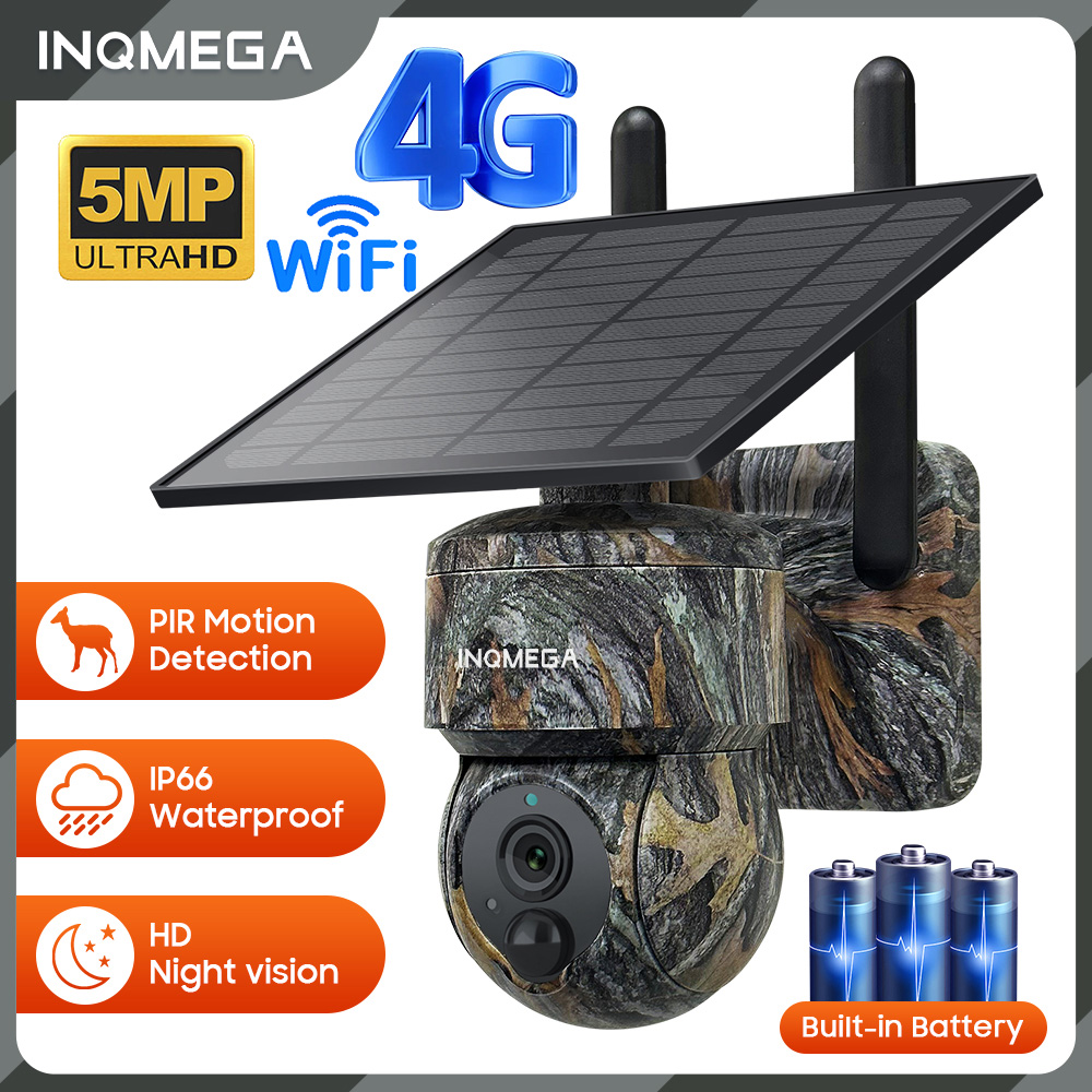 Home Security Panel - INQMEGA kamera keamanan tenaga surya, kamera