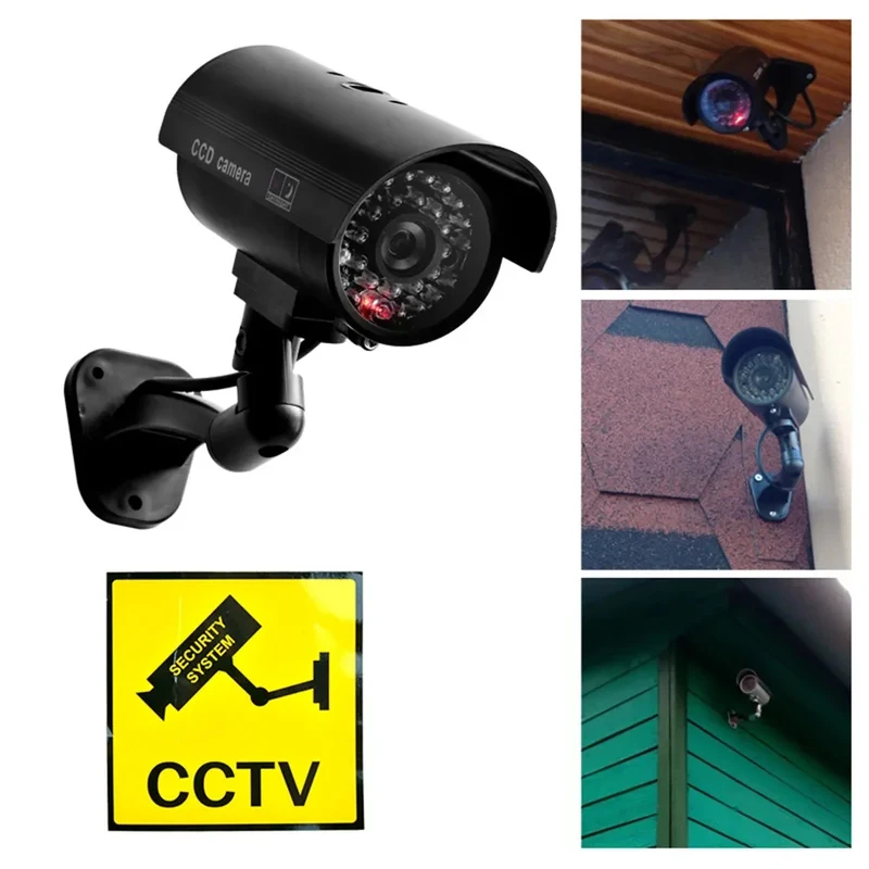 Home Security Lights - Kamera Tiruan Simulasi Peluru Palsu, Kamera