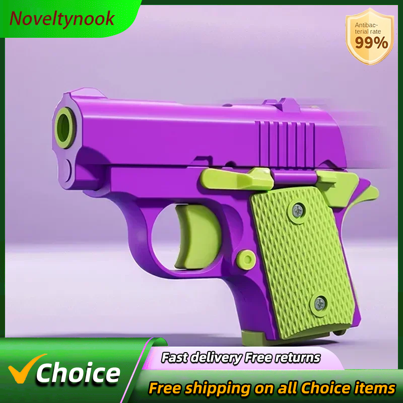 Home Security Gun - Unch 3D gravitasi Pistol lompat lurus