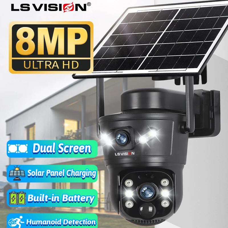 Home Security Wifi Camera - LS VISION Kamera Surya 8MP 4G