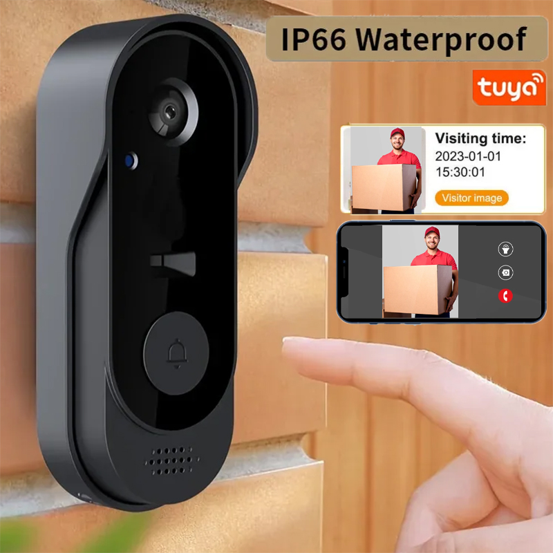 Home Security Bundle - Bel pintu Tuya, dengan kamera, nirkabel,