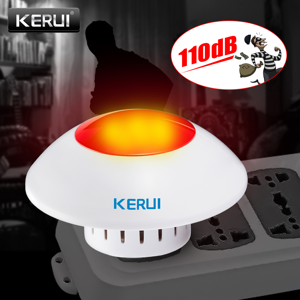 Home Security Lights - KERUI J009 sirene dalam ruangan keras