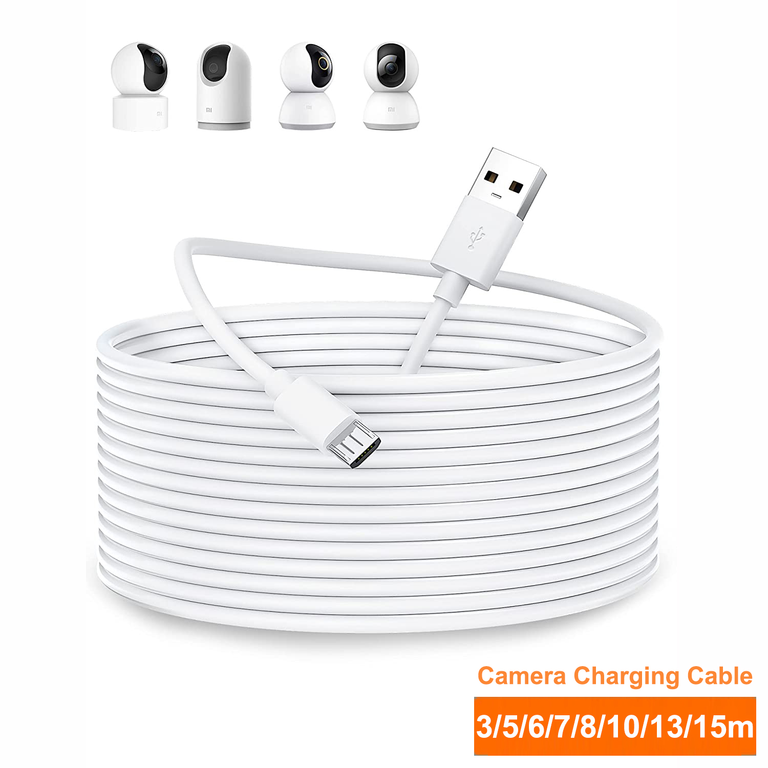 Home Security Bundle - Kabel ekstensi USB mikro 3 ~