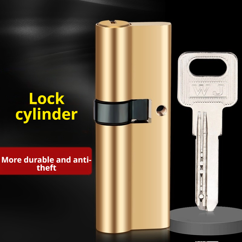 Home Security Bundle - Silinder Pintu Kuningan Keamanan Tahan Lama,