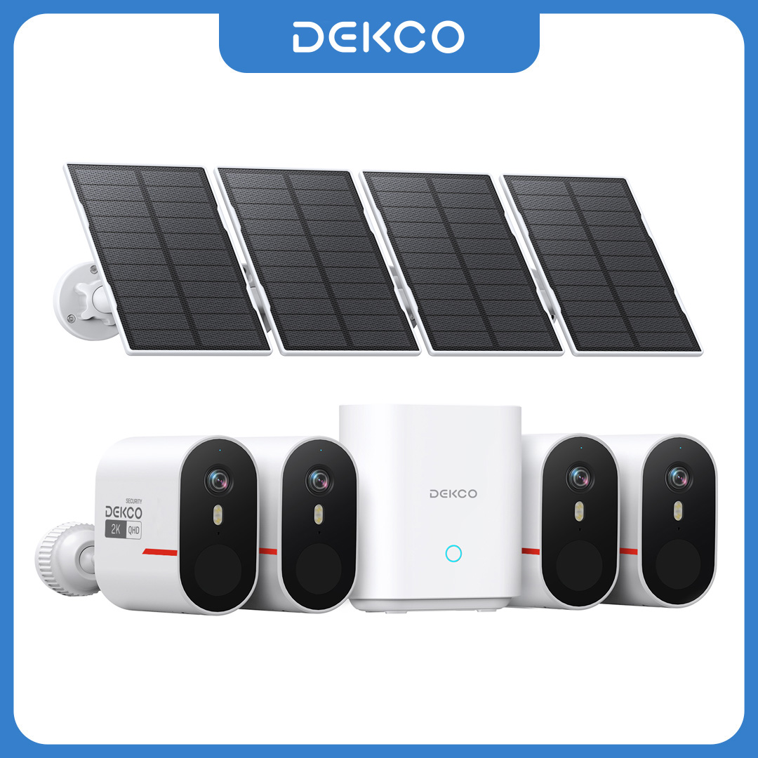 Home Security Wifi Camera - Sistem Kamera Surya WiFi Dekco 3MP,