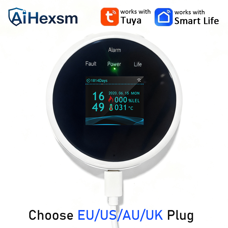 Home Security Uk - Sensor Kebocoran Gas Pintar untuk Rumah,