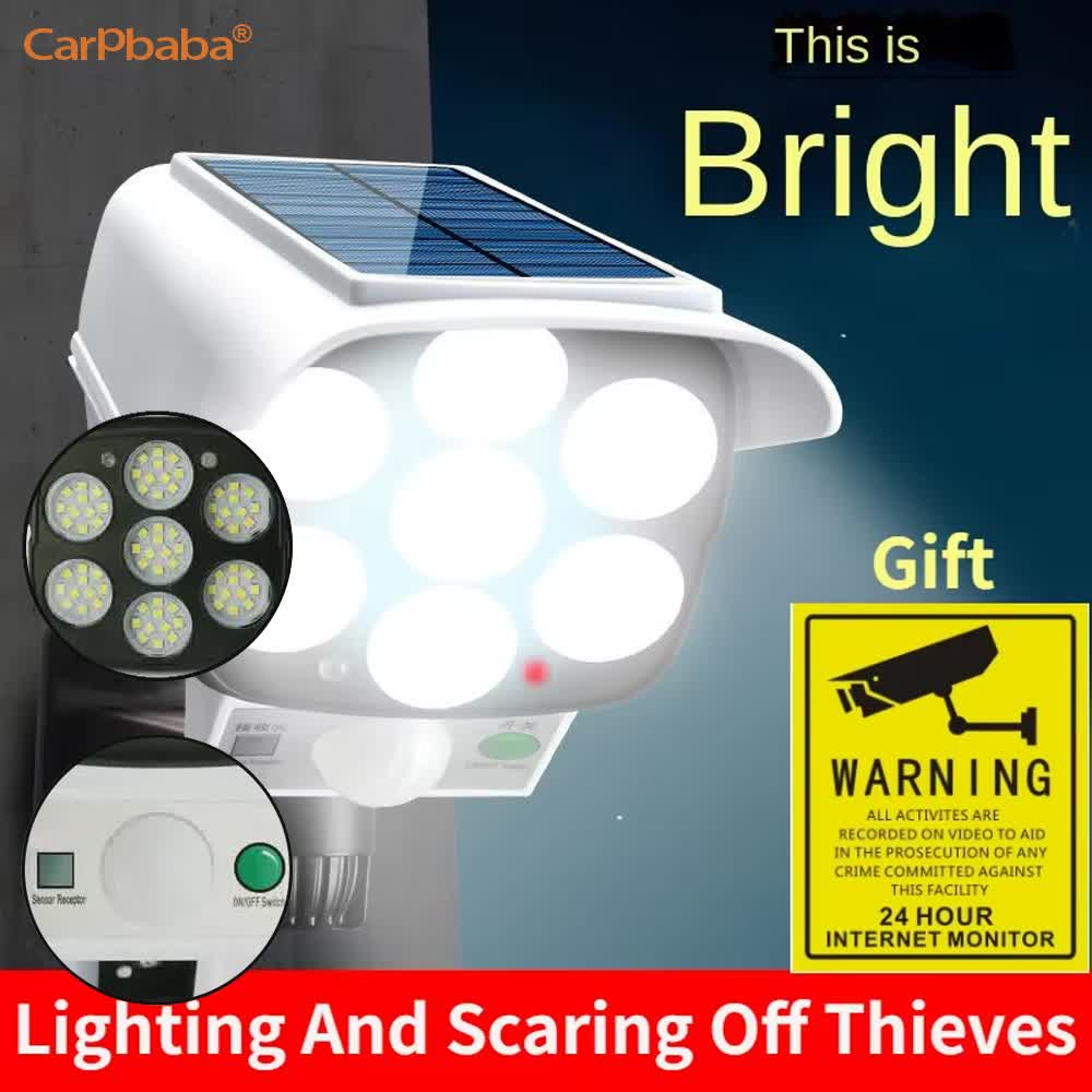Home Security Lights - Lampu Surya Luar Ruangan Sensor Gerak