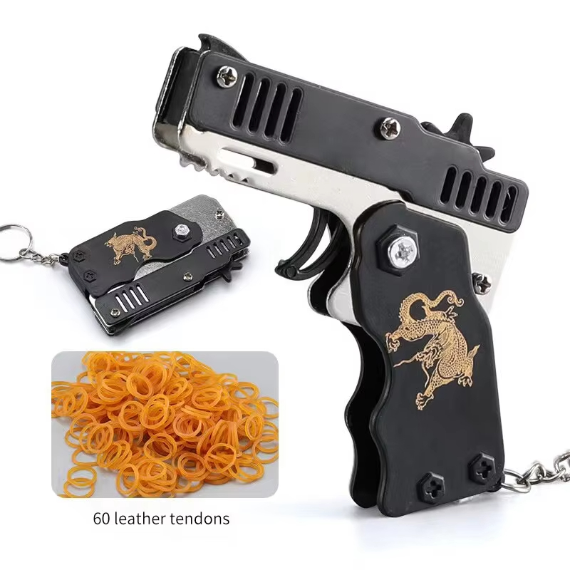 Gantungan Kunci Pistol Karet M - Home Security Gun ulasan dan harga