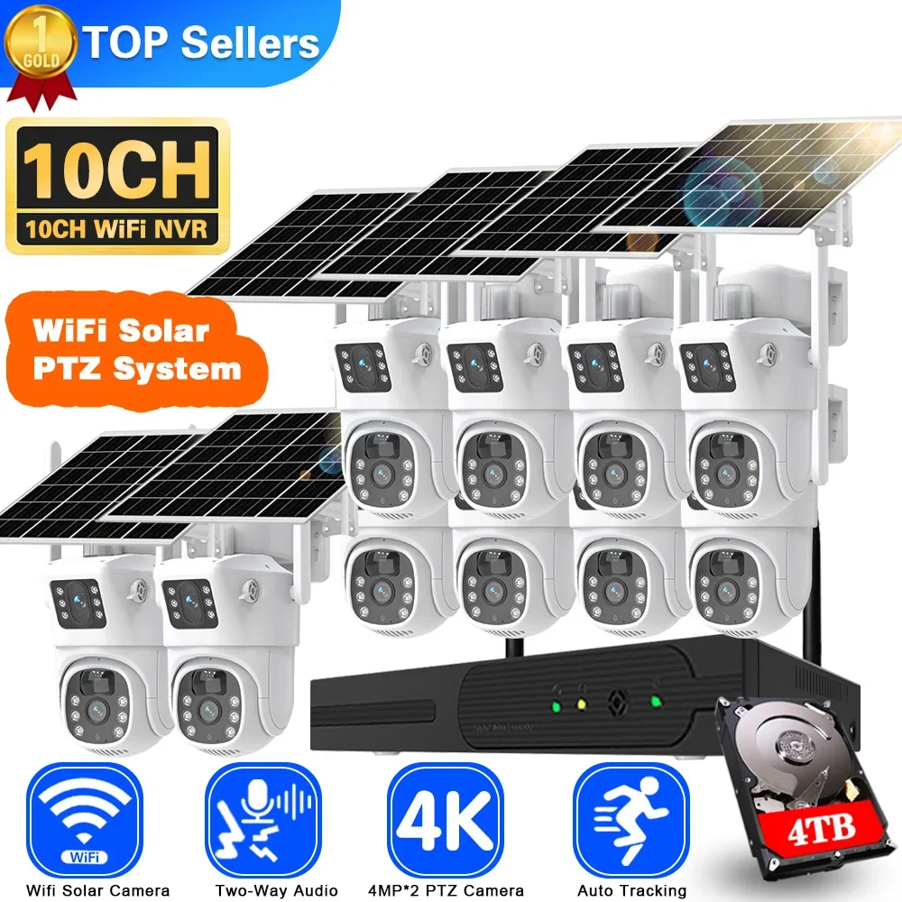 Kit Kamera CCTV tenaga surya W - Home Security Wifi Camera ulasan dan harga