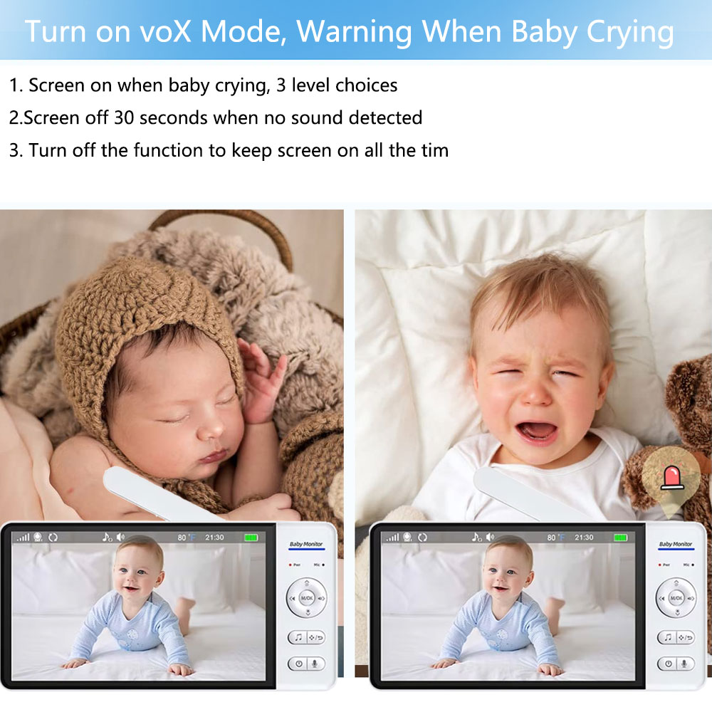 Monitor Bayi Layar 7.0 Inci Ba - Home Security Uk ulasan dan harga