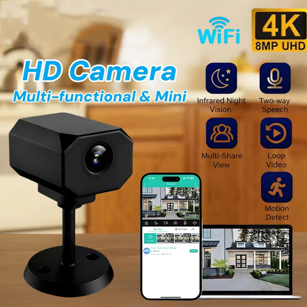 Kamera Keamanan WiFi 4K HD unt - Home Security Wifi Camera ulasan dan harga