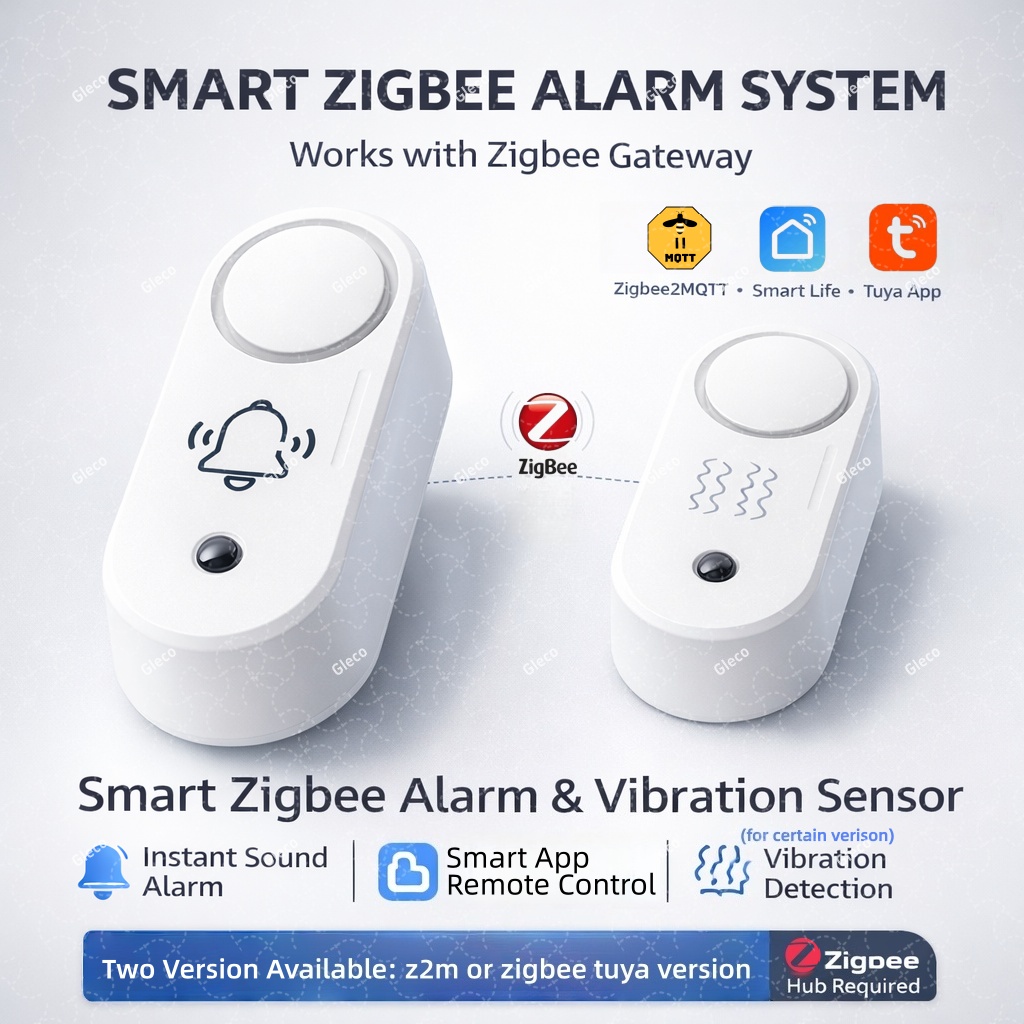 Alarm Sirene Zigbee dengan Det - Home Security Lights ulasan dan harga