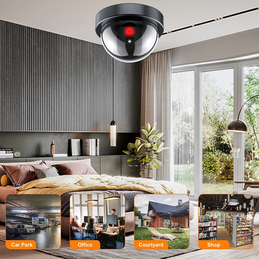 Kamera Keamanan Tiruan, Kamera - Home Security Lights ulasan dan harga