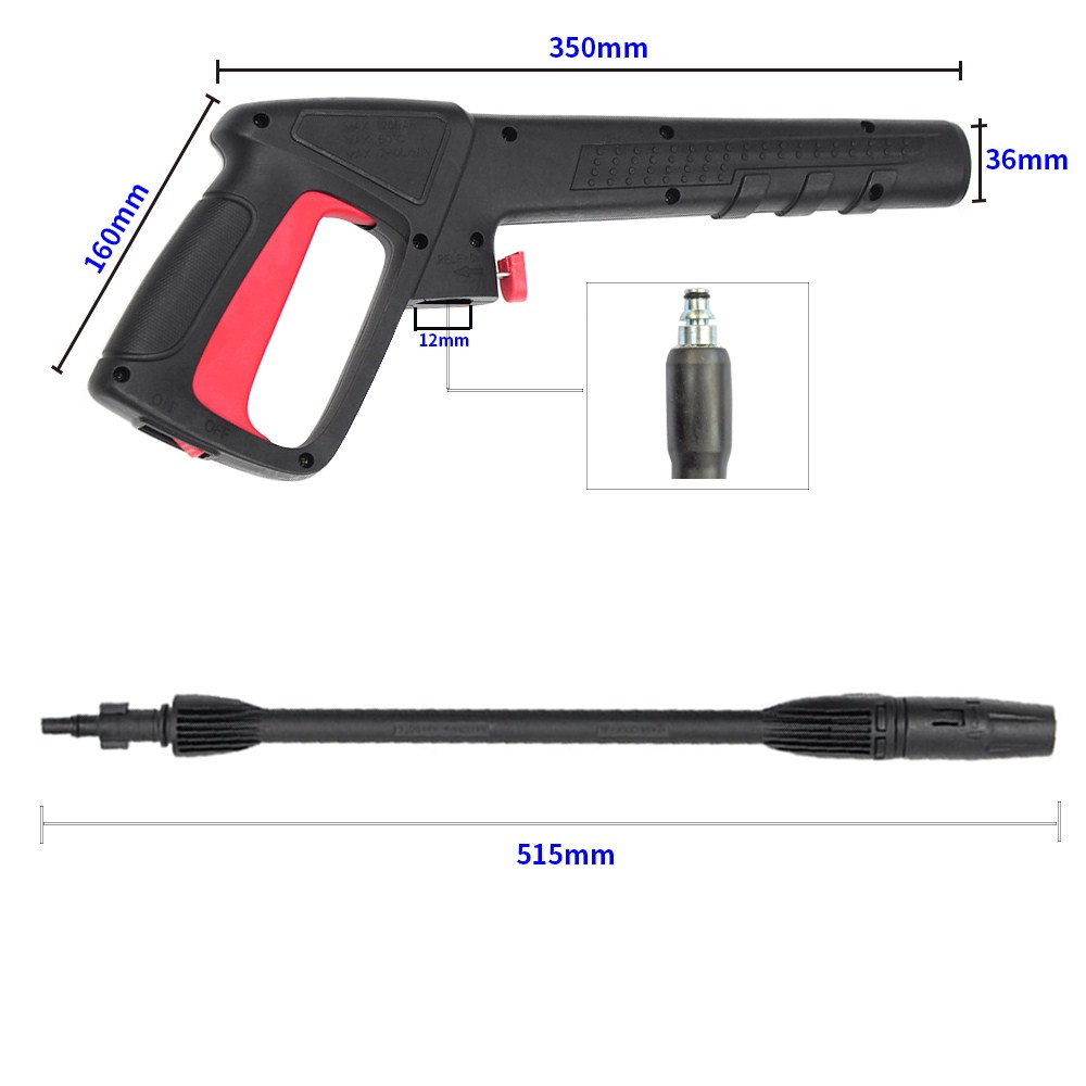 Semprotan cuci mobil, pistol a - Home Security Gun ulasan dan harga