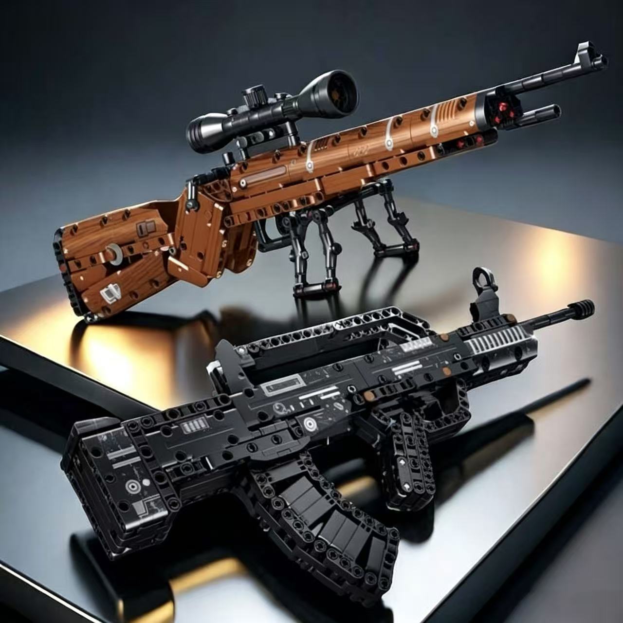 Senapan Blok Bangunan Tipe 98k - Home Security Gun ulasan dan harga