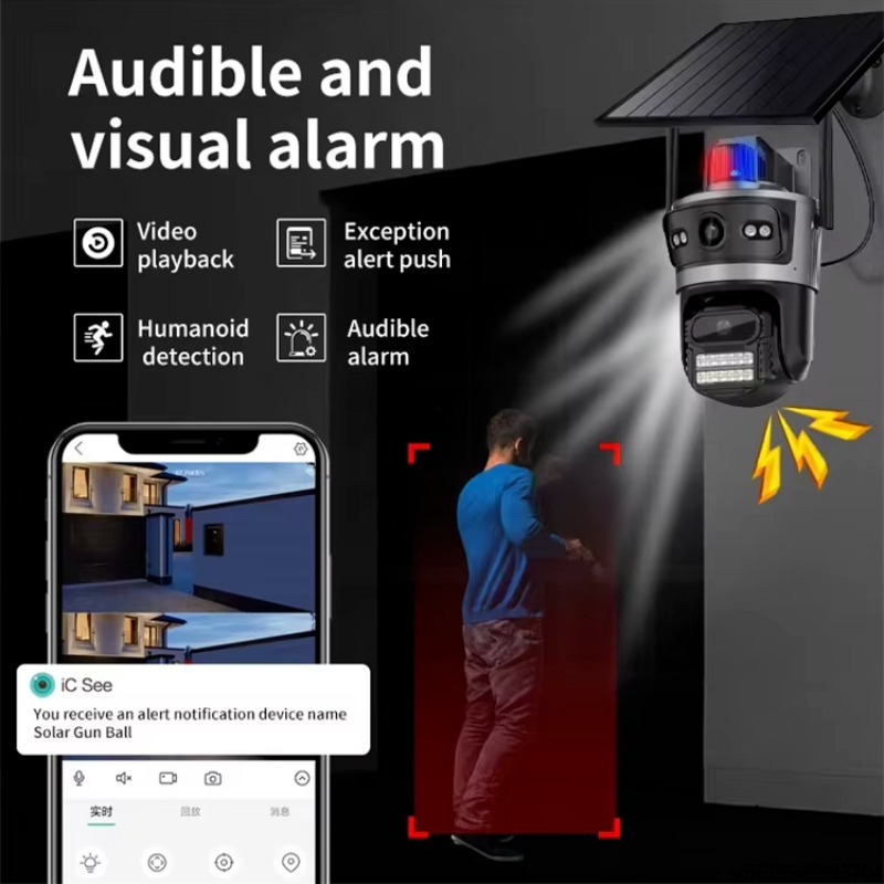 Kamera Keamanan CCTV IP Nirkab - Home Security Wifi Camera ulasan dan harga