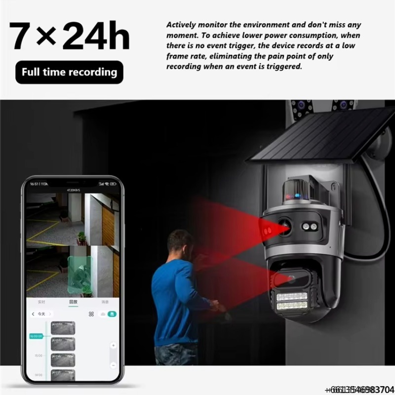 Kamera Keamanan CCTV IP Nirkab - Home Security Wifi Camera ulasan dan harga