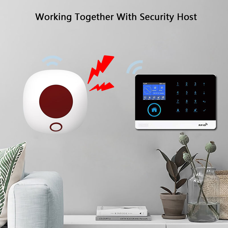 Sirene nirkabel Maling mandiri - Home Security Lights ulasan dan harga