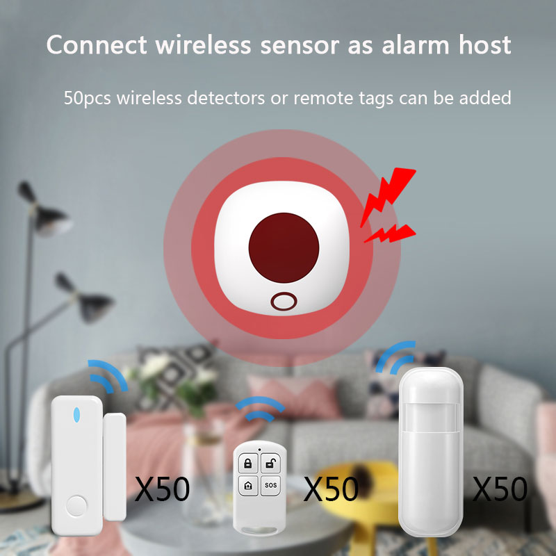 Sirene nirkabel Maling mandiri - Home Security Lights ulasan dan harga