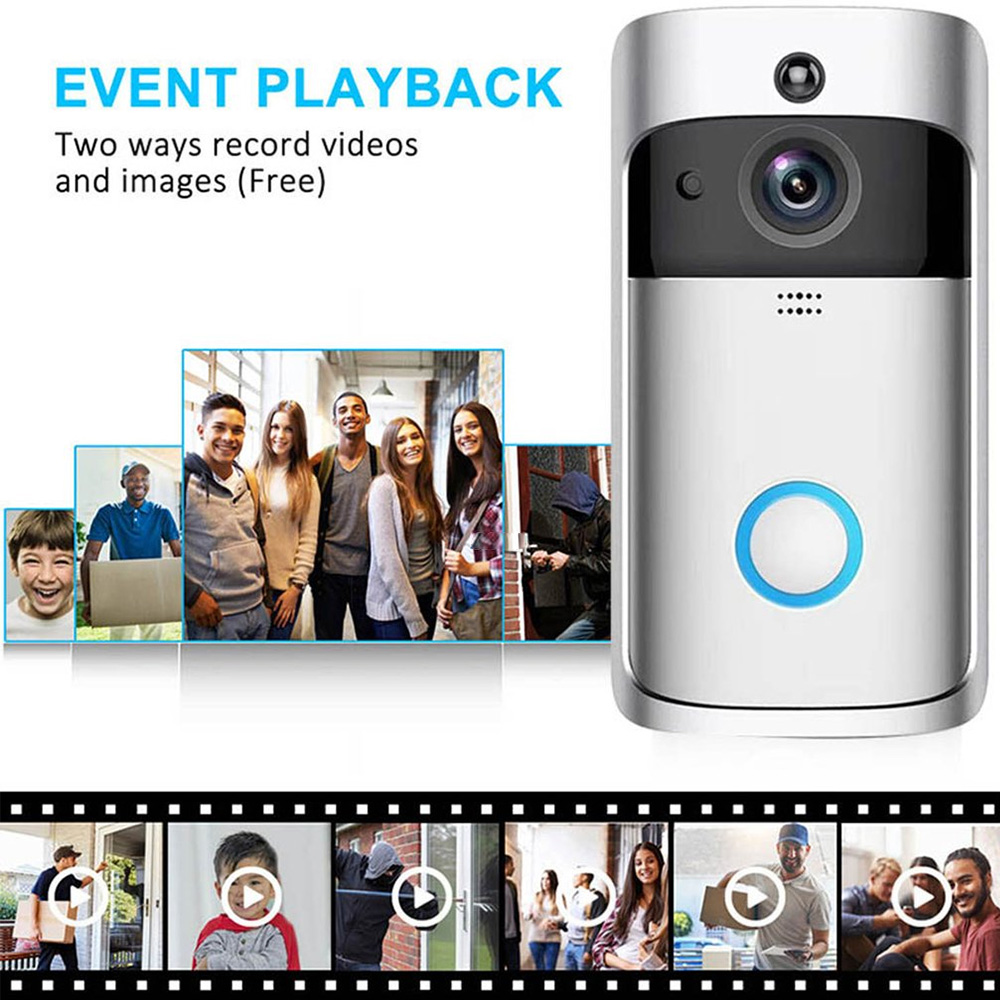 Bel Pintu Video V5 Pintar Bel  - Home Security Uk ulasan dan harga