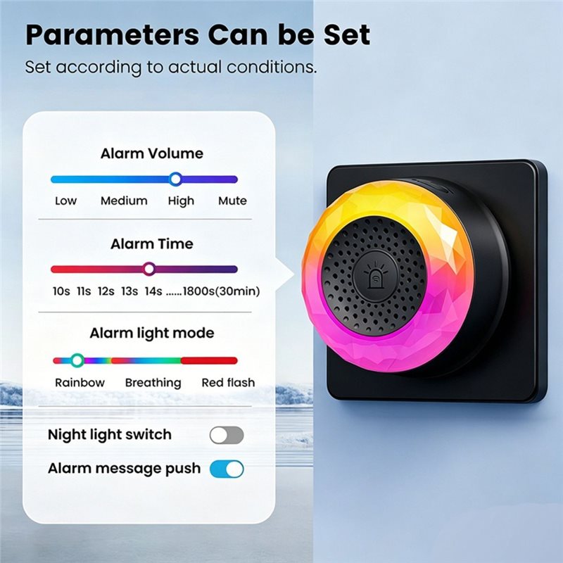 3CGRO-Tuya Wifi Smart Siren Un - Home Security Uk ulasan dan harga