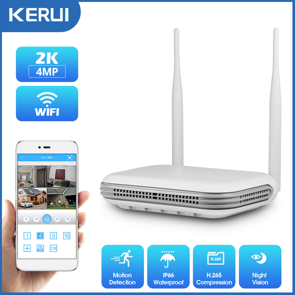 KERUI Video pengawasan nirkabe - Home Security Wifi Camera ulasan dan harga