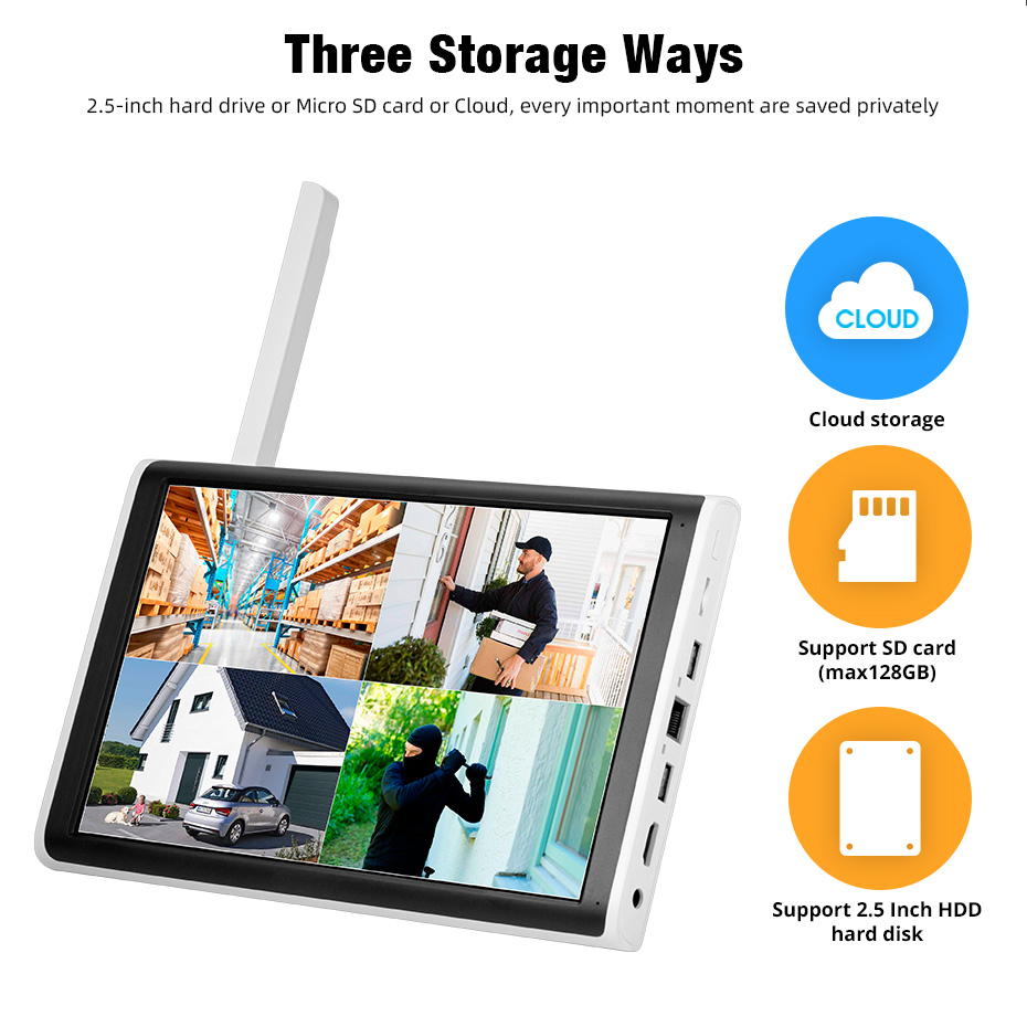 KERUI Video pengawasan nirkabe - Home Security Wifi Camera ulasan dan harga