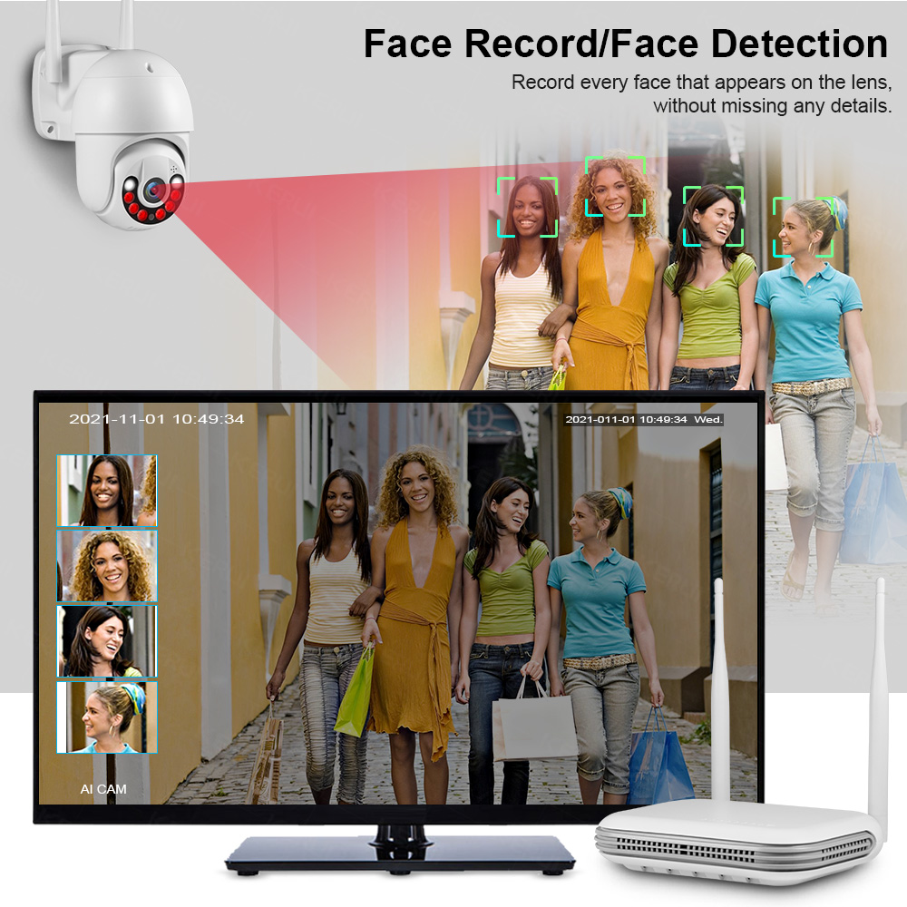 KERUI Video pengawasan nirkabe - Home Security Wifi Camera ulasan dan harga