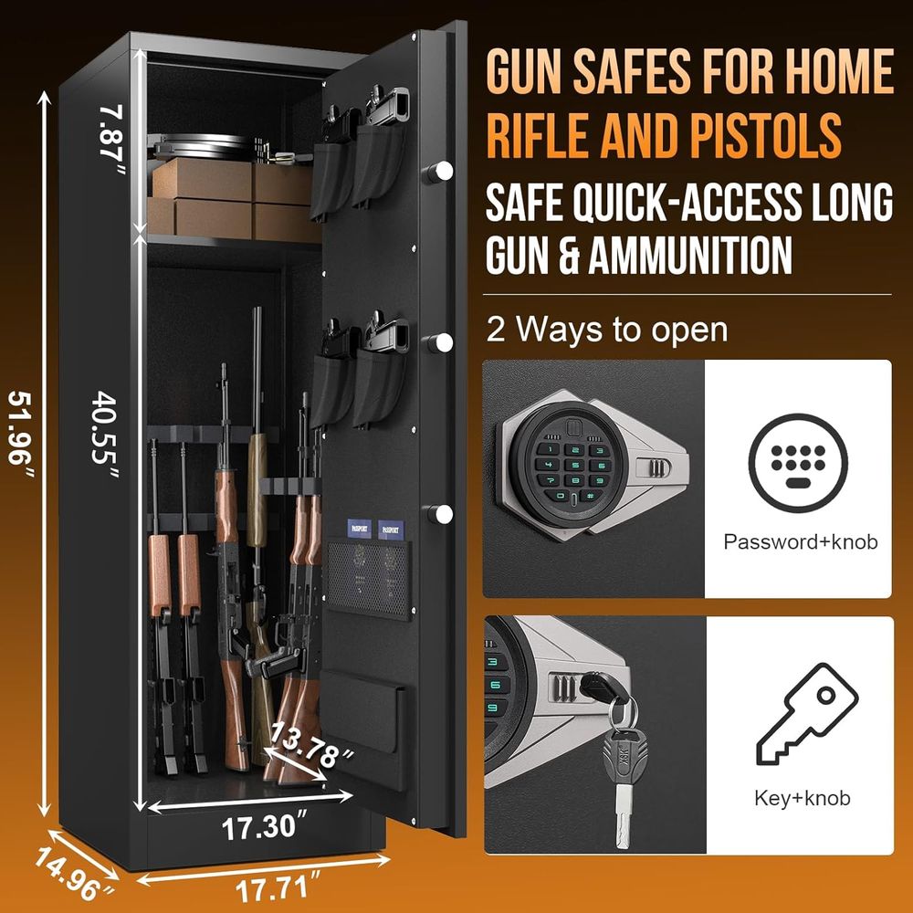 Senapan Kaliber 10-12, Brankas - Home Security Gun ulasan dan harga
