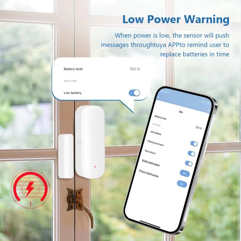 ZigBee Sensor Pintu Jendela De - Home Security Lights ulasan dan harga
