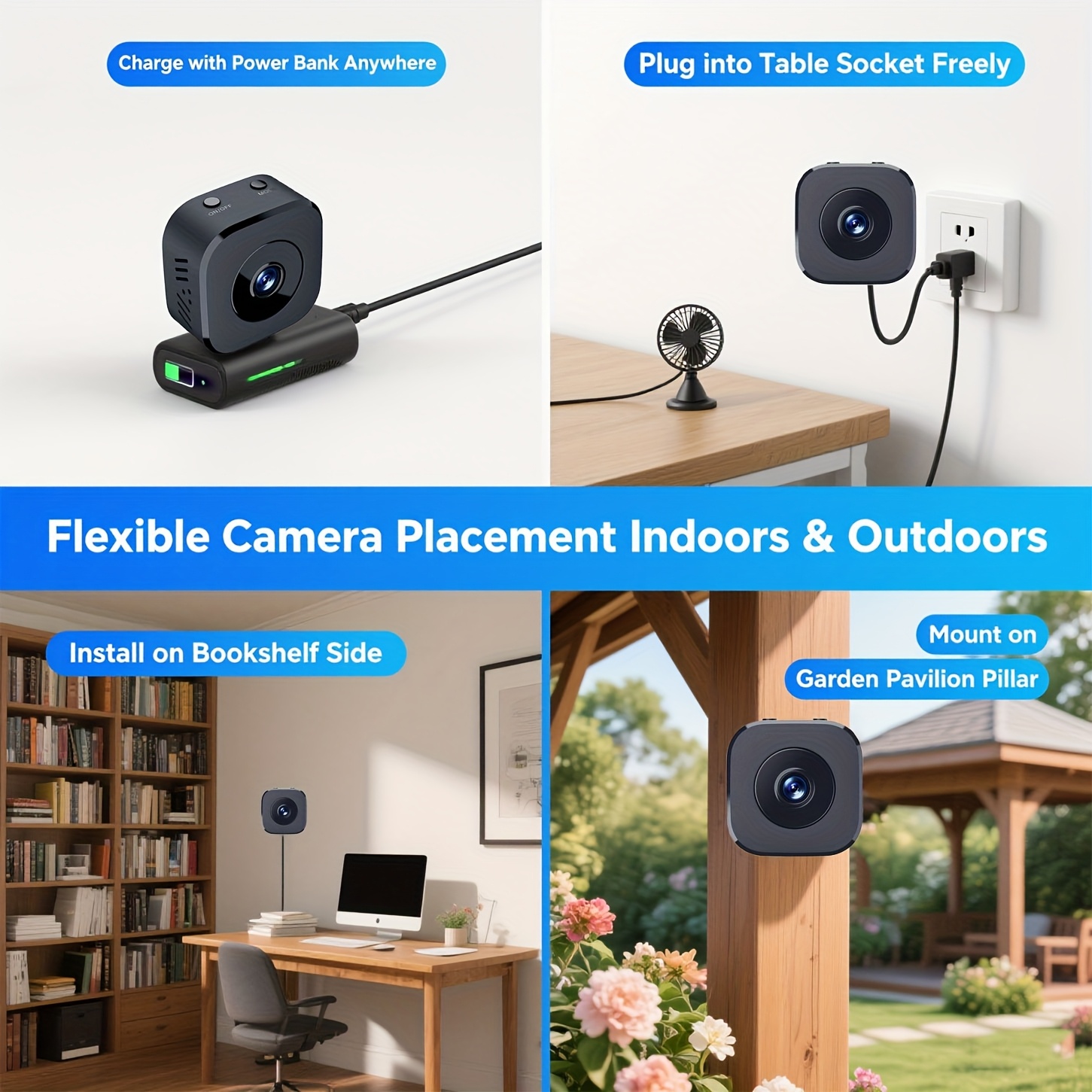 Kamera WiFi Mini HD 1080P Peng - Home Security Wifi Camera ulasan dan harga