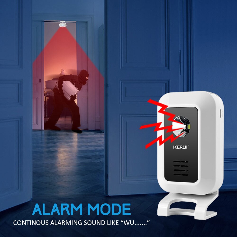 KERUI M7 Alarm keamanan Sensor - Home Security Lights ulasan dan harga