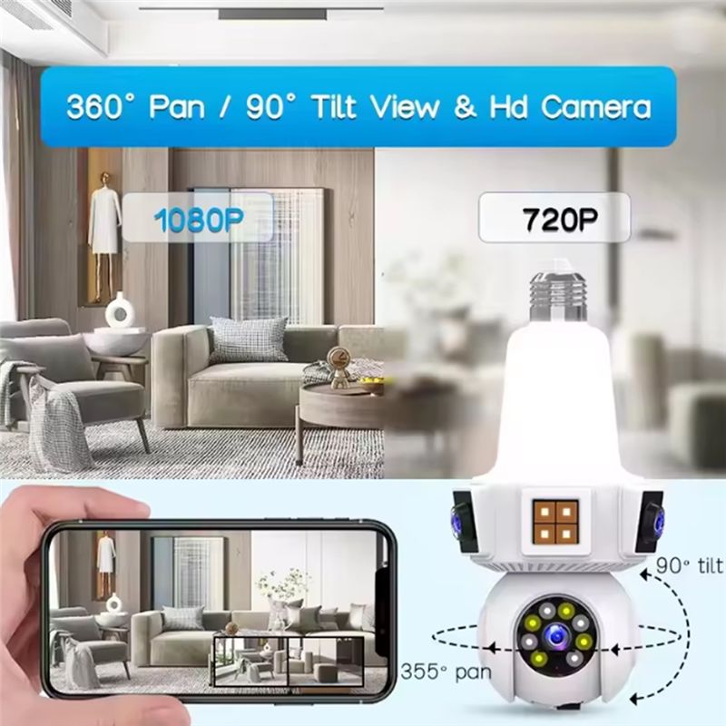 【A08I】Kamera CCTV Mini Wifi Ni - Home Security Wifi Camera ulasan dan harga