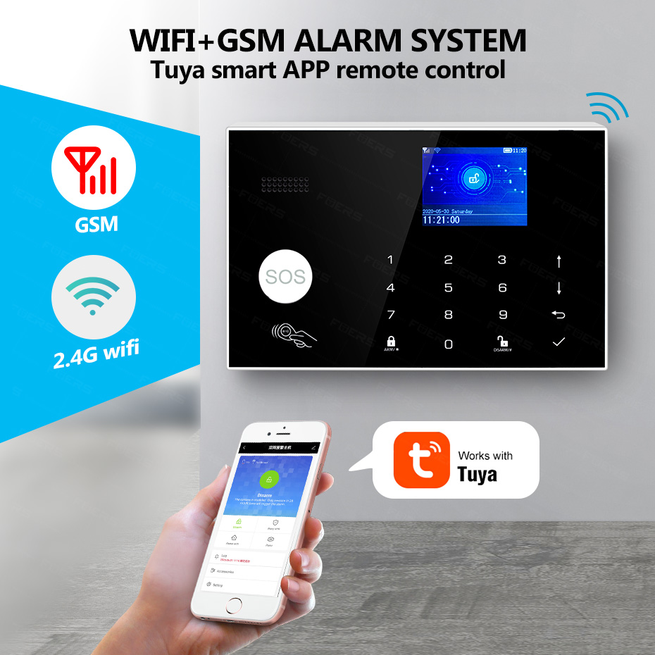KERUI G30 Sistem Alarm untuk R - Keypad Alarm Panel ulasan dan harga