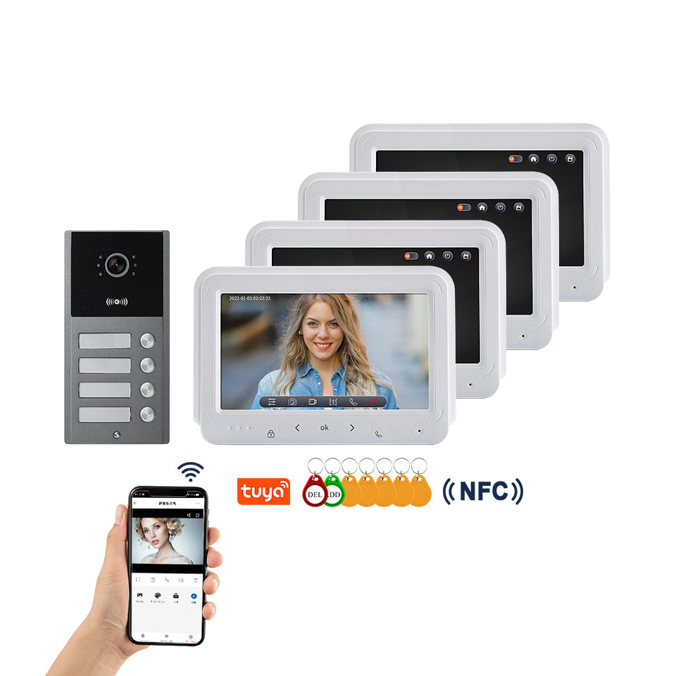 Sistem Interkom Video WIFI Tuy - Home Security Uk ulasan dan harga