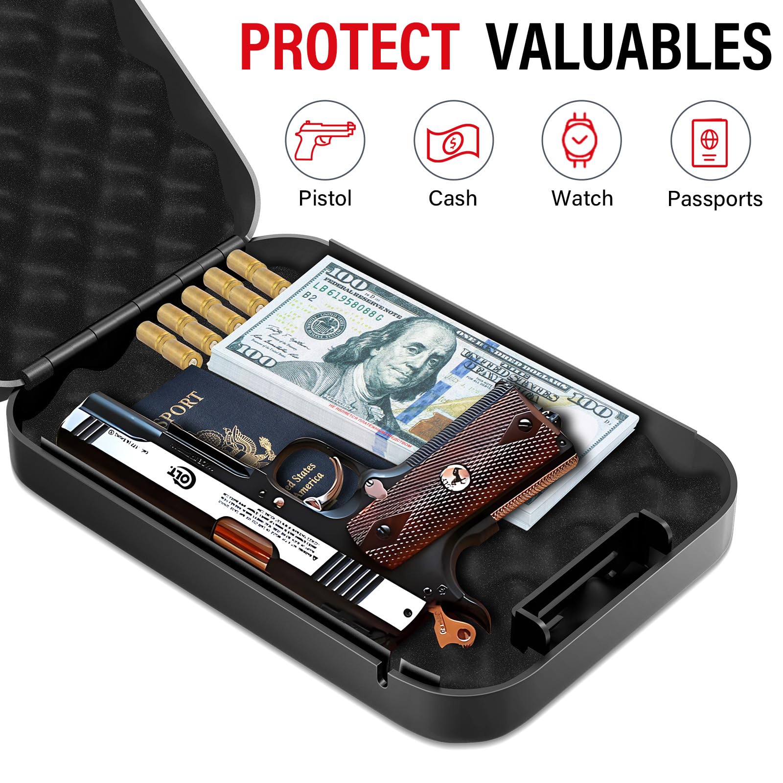 Kotak aman keamanan pribadi de - Home Security Gun ulasan dan harga
