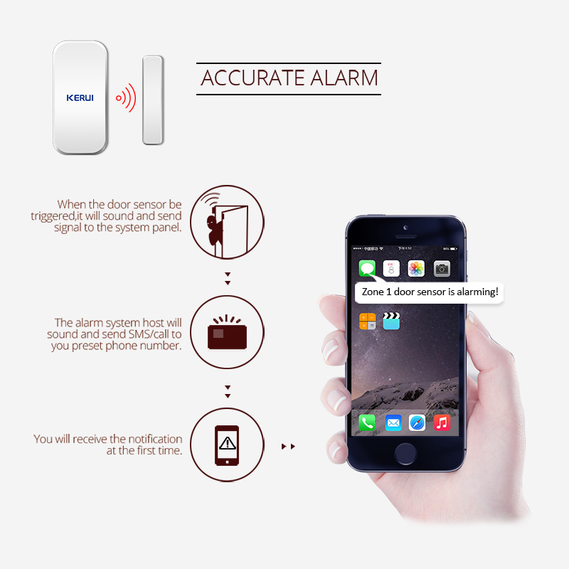 KERUI detektor Sensor pintu ma - Keypad Alarm Panel ulasan dan harga