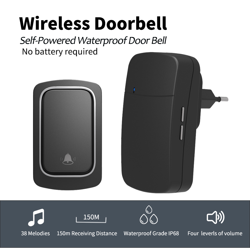 Bel Pintu Nirkabel Lonceng Sel - Home Security Uk ulasan dan harga
