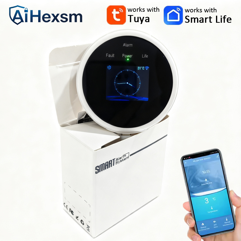 Sensor Kebocoran Gas Pintar un - Home Security Uk ulasan dan harga