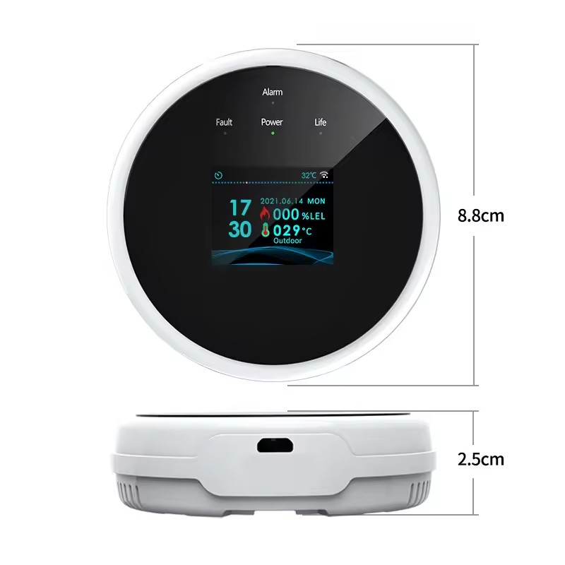 Sensor Kebocoran Gas Pintar un - Home Security Uk ulasan dan harga