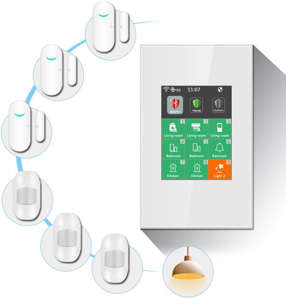 Lanbon LCD Smart Switch 433mhz - Home Security Uk ulasan dan harga