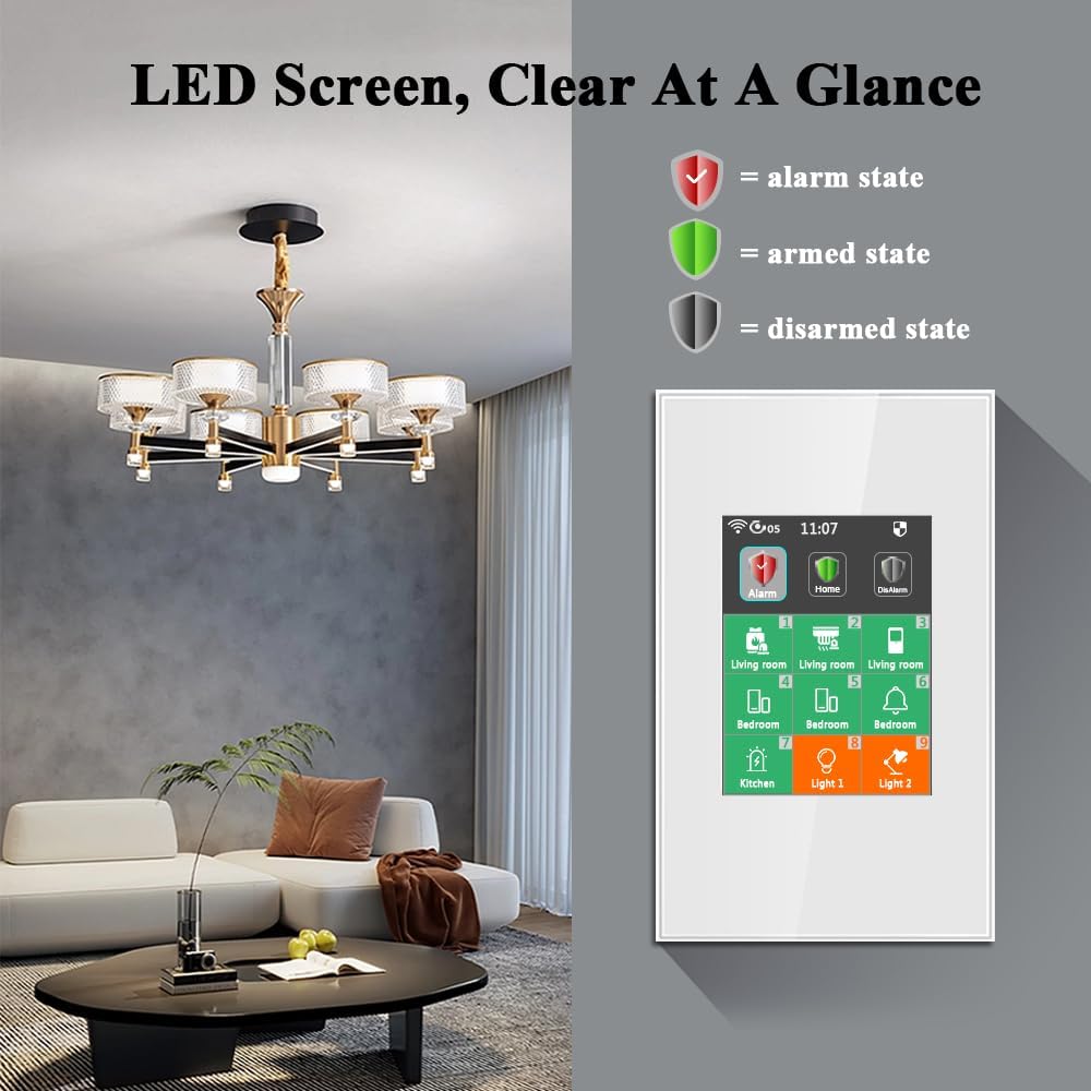 Lanbon LCD Smart Switch 433mhz - Home Security Uk ulasan dan harga
