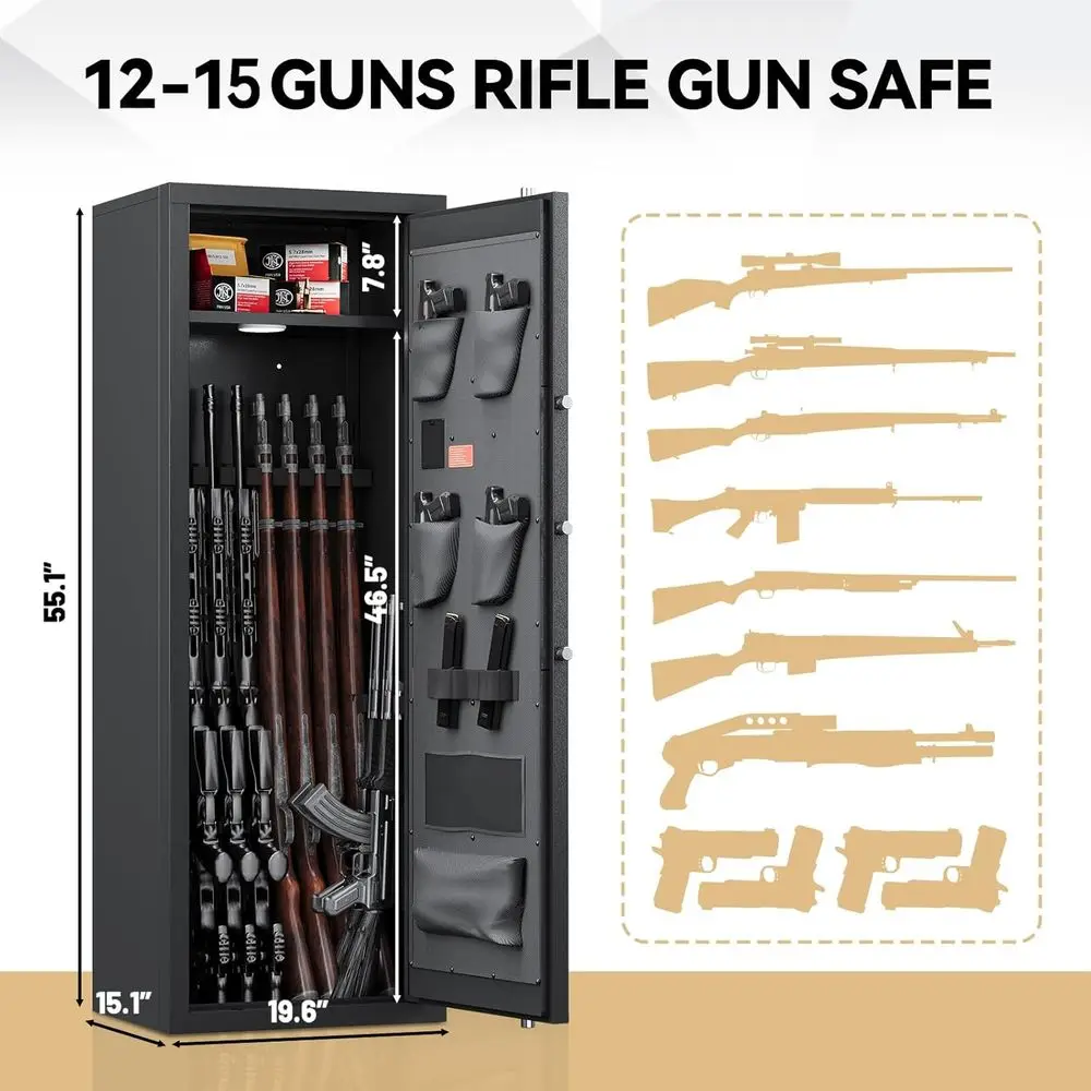Brankas Senjata Api 12-15, Kea - Home Security Gun ulasan dan harga
